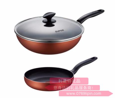 味家系列火紅點(diǎn)全新不粘兩件套