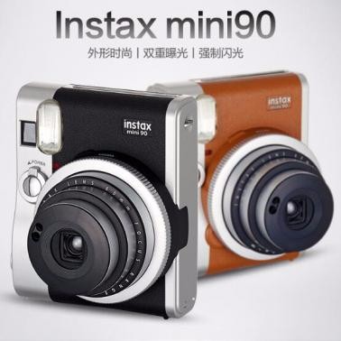 富士（FUJIFILM）立拍立得相機(jī)mini90 一次成像立拍得instax 復(fù)古照相機(jī)