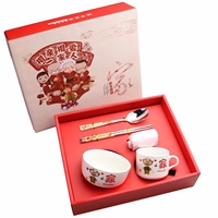 相親相愛(ài)一家人陶瓷五件套 LMD-XP-032