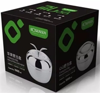 不銹鋼蘋(píng)果便當(dāng)盒 1000ML
