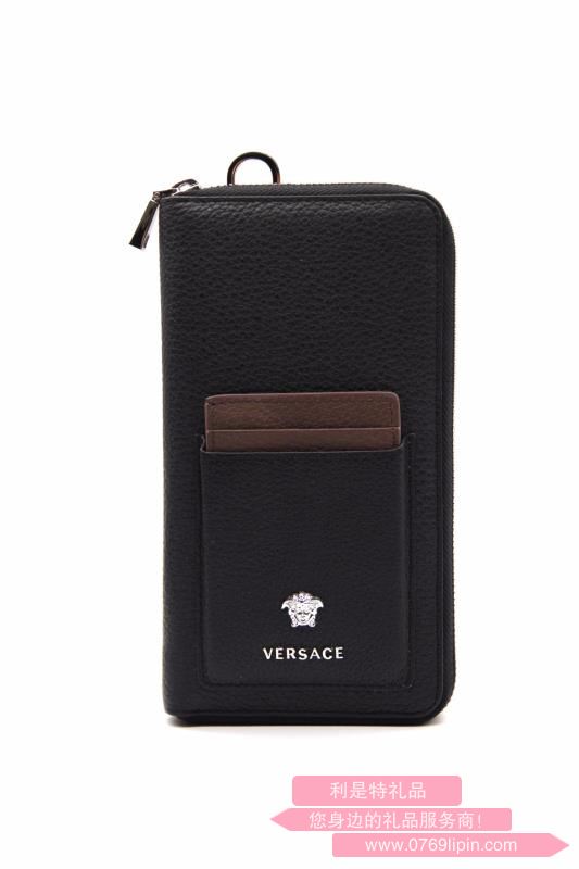 VERSACE 拉鏈錢包  貨號(hào)：DPDD136