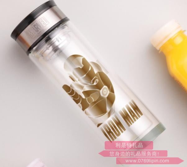 鋼鐵俠 雙層耐熱玻璃商務(wù)杯 DSM-BG232