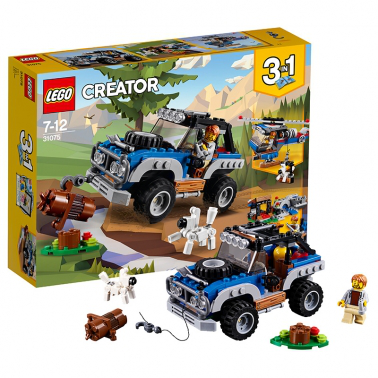 LEGO/樂高 創(chuàng)意百變系列 7歲-12歲 荒野大冒險(xiǎn) 31075 兒童 積木 玩具LEGO