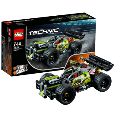 LEGO/樂(lè)高 玩具 機(jī)械組 Technic 7歲-14歲 高速賽車(chē)-旋風(fēng)沖擊 42072 積木LEGO