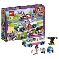 LEGO/樂(lè)高 玩具 好朋友 Friends 6歲-12歲 奧莉薇亞的科學(xué)任務(wù)車 41333 積木LEGO