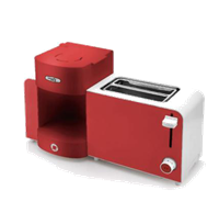二合一早餐機(多士爐、咖啡機) EJB327RED