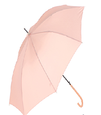 簡(jiǎn)約素色長(zhǎng)柄雨傘(混)