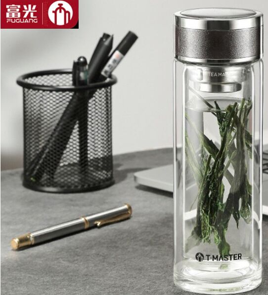富光茶馬仕雙層商務(wù)玻璃杯T6型