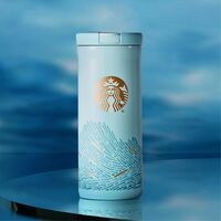 星巴克微藍(lán)韻律款吸管保溫杯 11168501