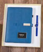 A5方形皮扣內(nèi)置10000mAh 無線透光本（配連邦簽字筆）