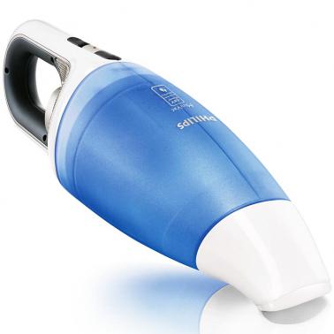 飛利浦（PHILIPS）吸塵器家用無線手持充電式吸塵機(jī)強(qiáng)力大功率小型靜音車載吸塵器 藍(lán)白色FC6142.jpg