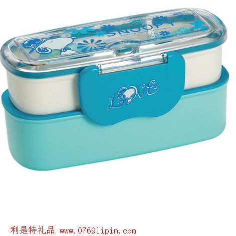 史努比藍調隱形便當盒